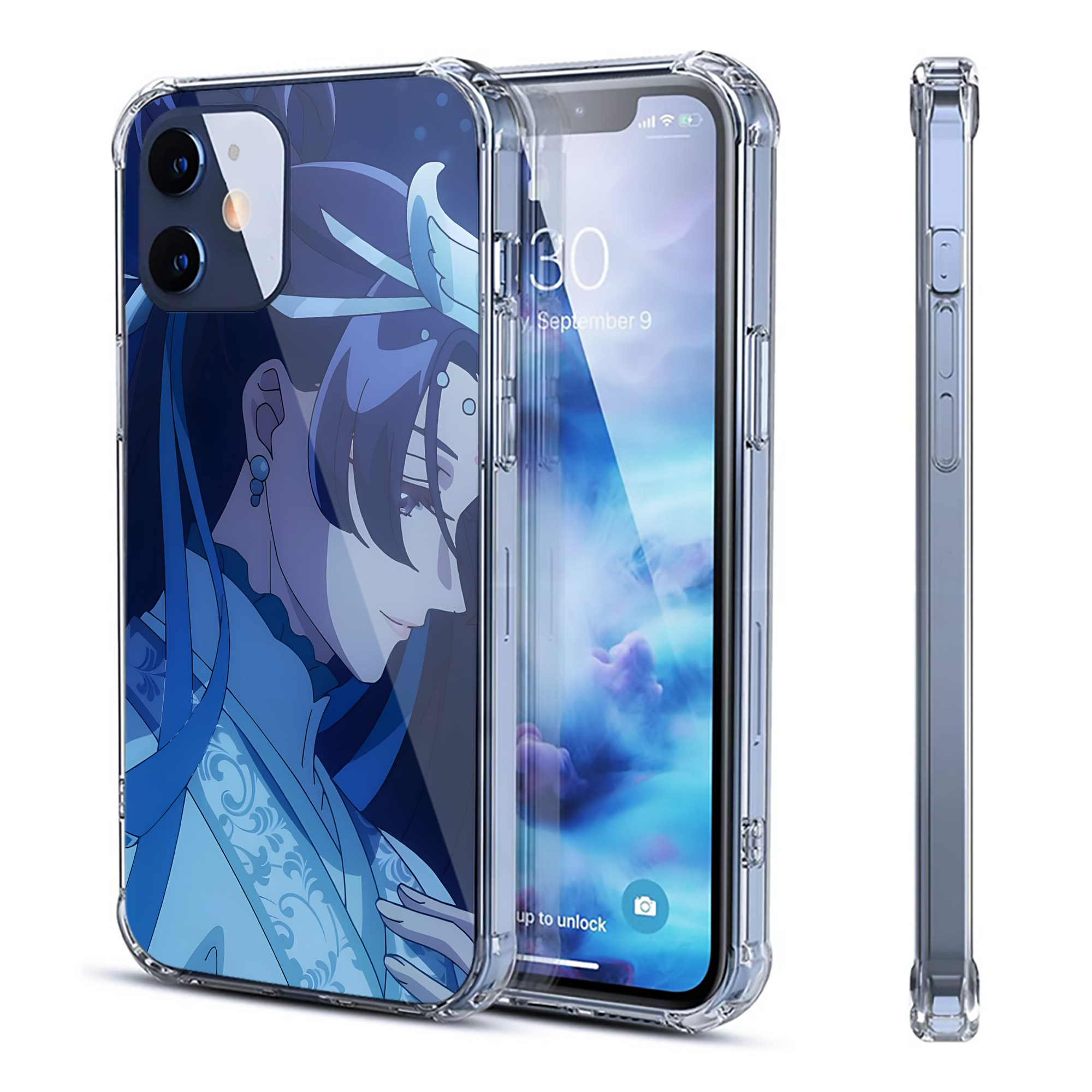 （画像用） 薬屋のひとりごと The Apothecary Diaries 【iPhone 12シリーズ対応】透明スマホケース（クリアソフトケース）